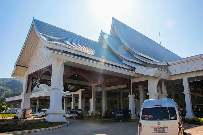 grænsen mellem Thailand og Laos