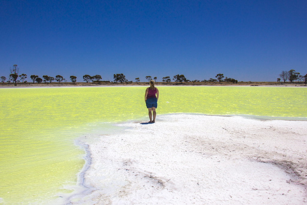 grøn sø, Vestaustralien