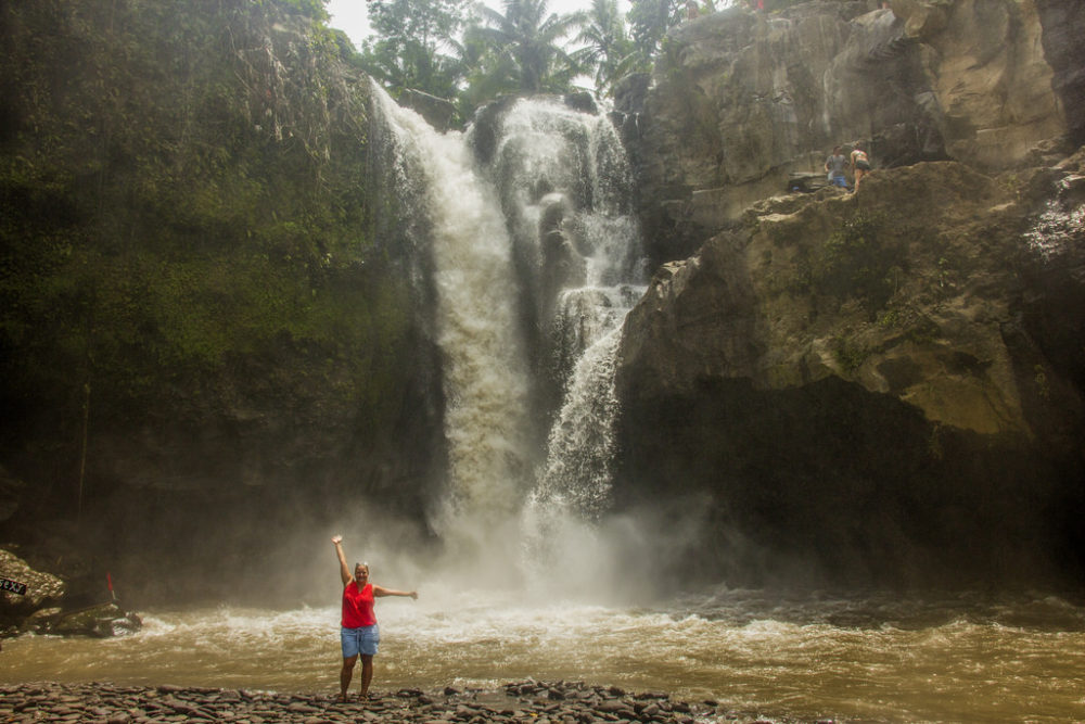 Rejseblog: Med chauffør på Bali - Elephant cave, rismarker og vandfald