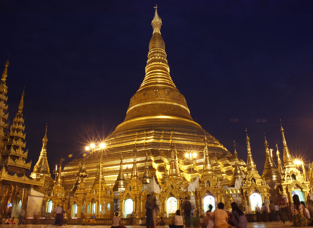 helShwedagon Pagoden i Yangon