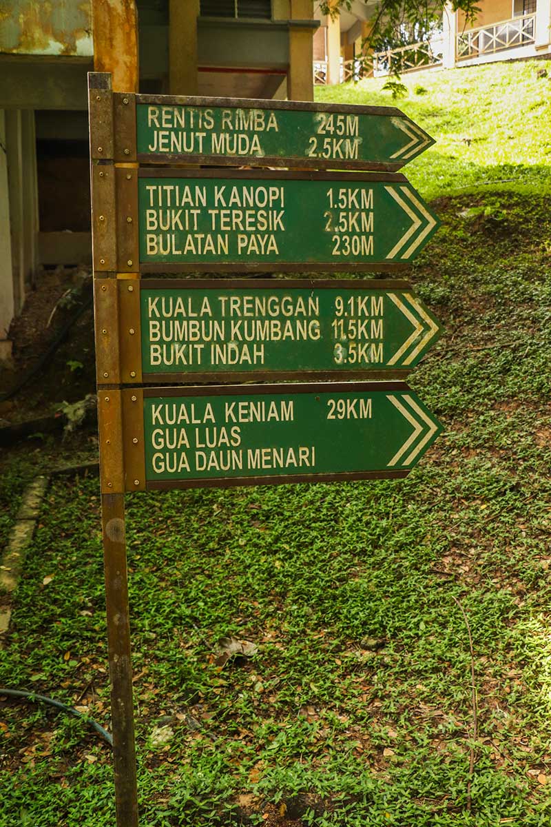 vandrestier i Taman Negara Malaysia