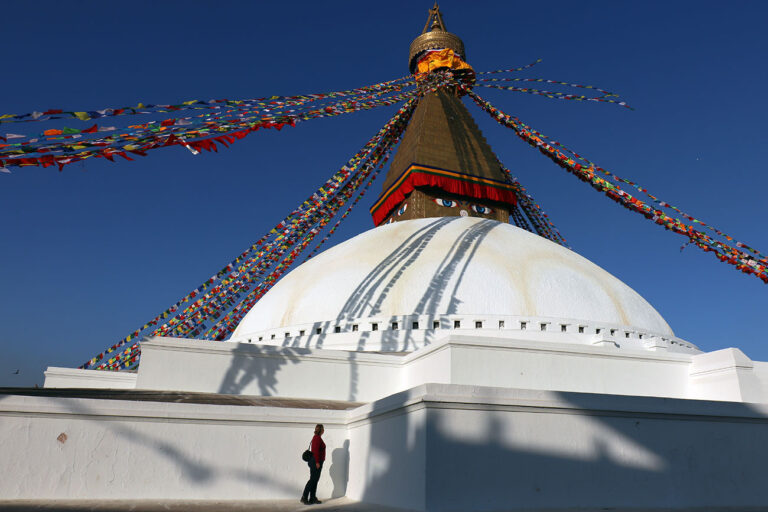 Boudhanath Stupaen, kathmandu, nepal