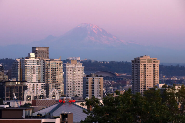 mount rainer udenfor seattle