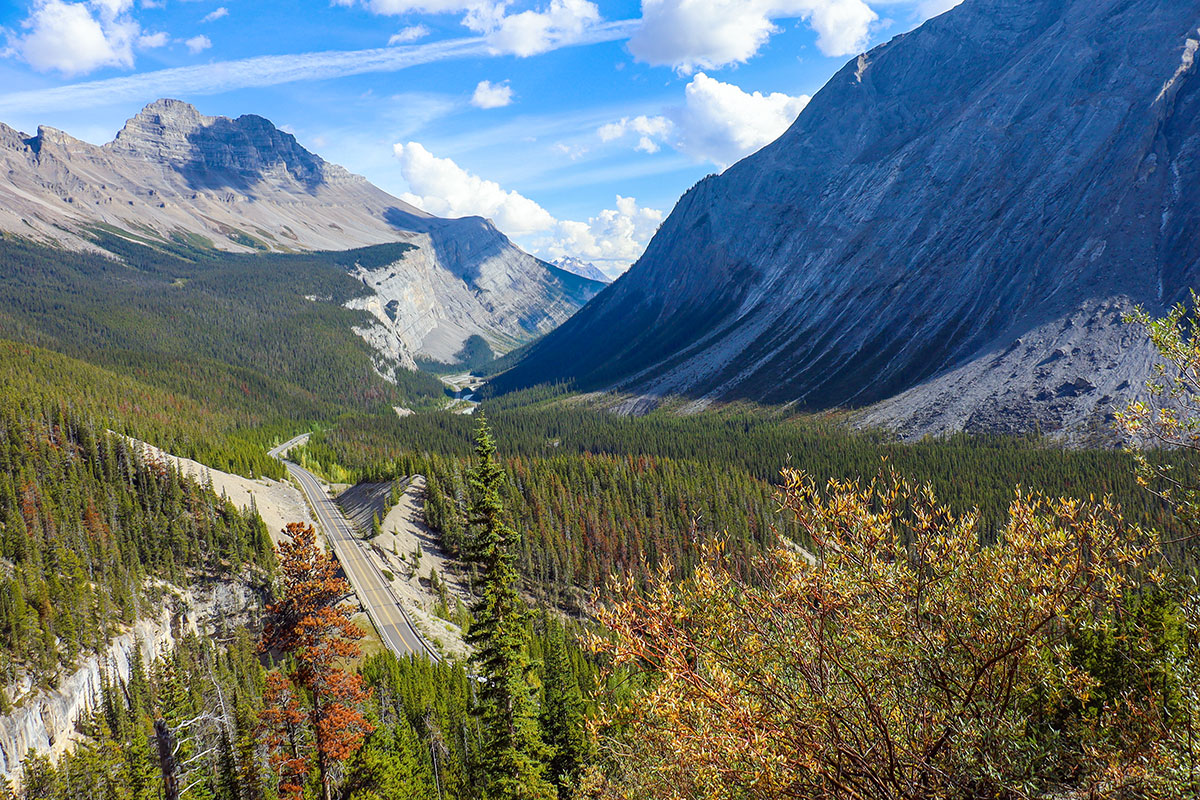 icefield parkway i canada