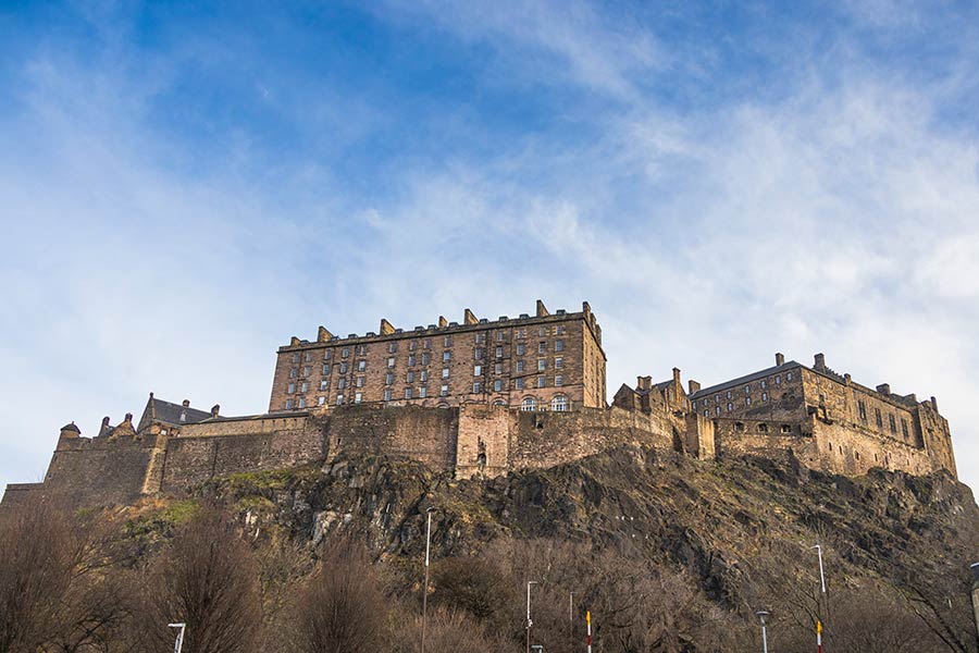 edinburgh Castle i Skotland - læs alt om landet i denne rejseblog fra Skotland