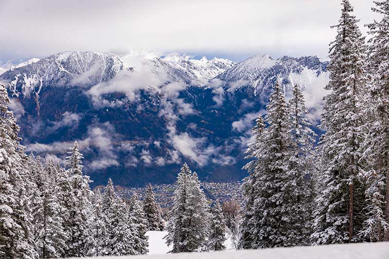 de østrigske alper i Vorarlberg