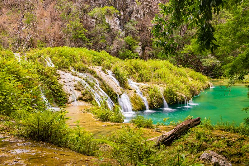 vandfald ved semuc champey