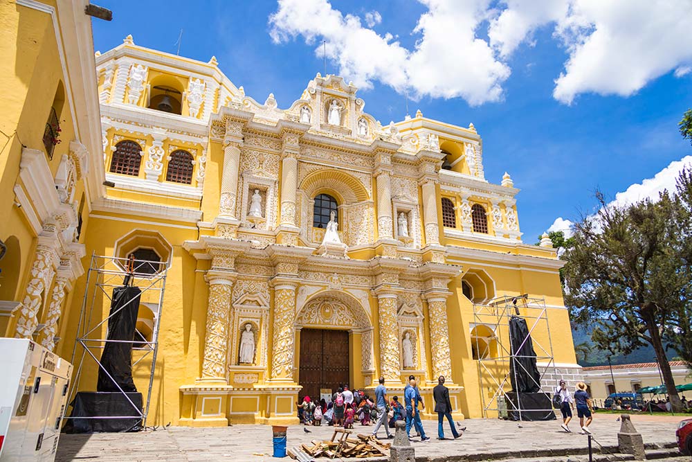 Iglesia La Merced i Antigua, Guatemala