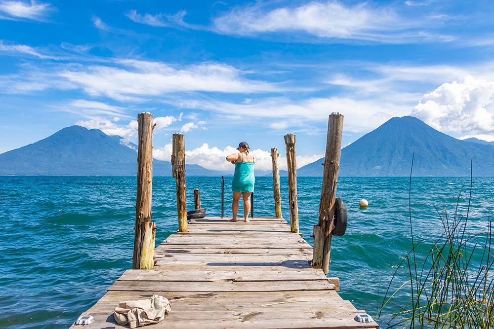 badning i Atitlan