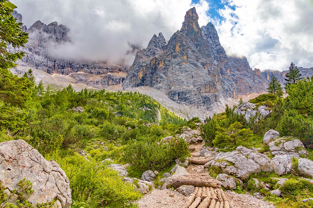 vandring til lago di sorapis